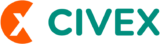 Civex Logo orange and teal